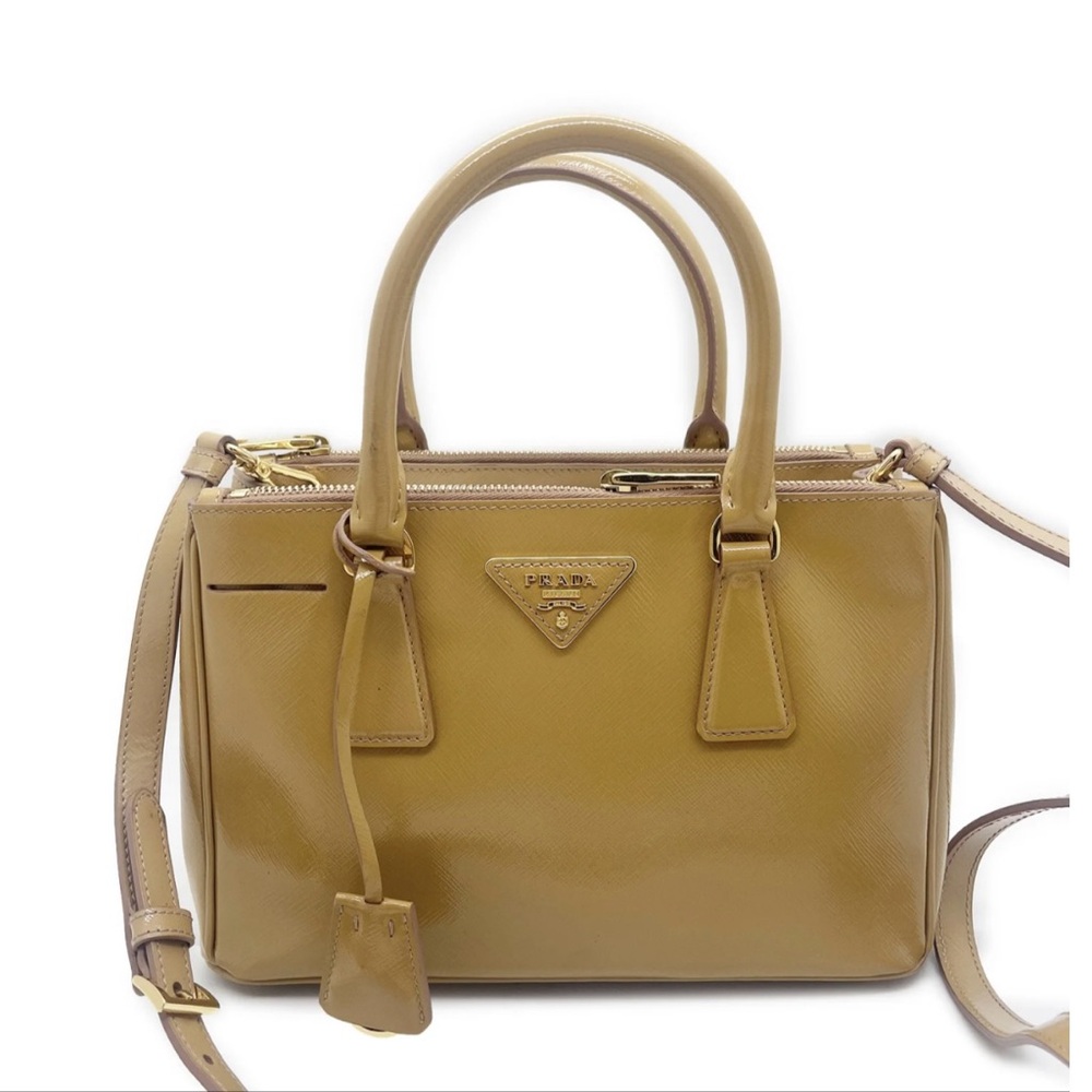 -** SOLD ** Prada Camel Leather Satchel